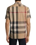 Thornaby Short-Sleeve Check Sport Shirt