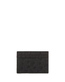 Ostrich Card Case, Black