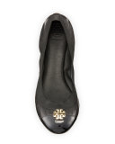 Jolie Logo Ballerina Flat, Black