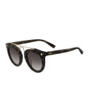 Haydn Oversized Round Sunglasses