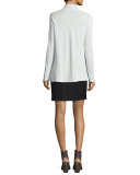 Washable Stretch Crepe Pencil Skirt