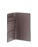 Lalknis Textured Leather Passport Holder, Black