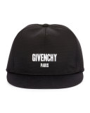 Logo Flat-Bill Hat, Black