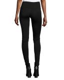 Super Long Leggings, Black