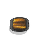Tiger's Eye Cushion Signet Ring