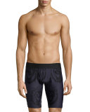 Limited Edition Crown Lion-Print Boxer Brief, Navy