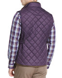 Hudson Lightweight Quilted Vest, Snapdragon