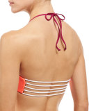 Zunzal Reversible Swim Top, Purple