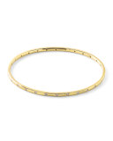 18K Gold Senso Thin 28-Stone Bangle with Diamonds (.68ctw)