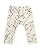 Bronski Stretch Jersey Bunny Leggings, Gray, Size 6-24 Months
