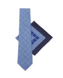 Silk Tie & Pocket Square Set, Blue