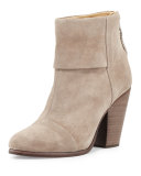 Classic Newbury Suede Bootie, Warm Gray