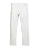 Chloe Stretch Skinny Jeans, Snow, Size 2-6