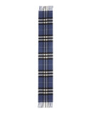 Kids' Exploded Check Cashmere Scarf, Thistle Blue