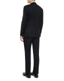 G-Line New Basic Two-Piece Wool Suit, Black