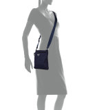 Vela Small Nylon Crossbody Bag, Blue (Baltico)