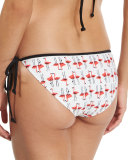 Biarritz Flamingo-Print String Bikini Bottom
