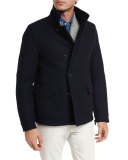 Twice Cashmere Double Rain System® Jacket, Blue Navy