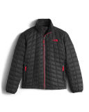 ThermoBall Full-Zip Puffer Jacket, Black/Red, Size XXS-XL
