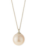 Sands of Time Simulated Pearl Pendant Necklace