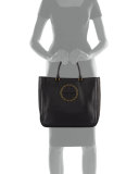Studded Leather Tote Bag