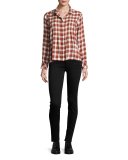 The Tuck Blouse, Danika Plaid