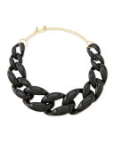 Black Link Necklace