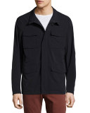 Microfiber Field Jacket, Dark Navy