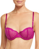 Présage Underwire Demi Bra, Tyrian Pink 