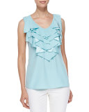 Rianne Ruffled Silk Top
