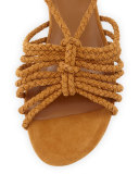 Falk Lace-Up Flat Sandal