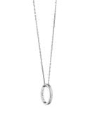 I Love You More Engraved Poesy Ring Necklace