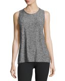 Featherweight Space-Dye Twisted Open-Back Tank
