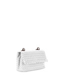 Baby Olimpia Intrecciato Shoulder Bag, Open Off White