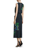 Avalon Silk Jumpsuit, Navy