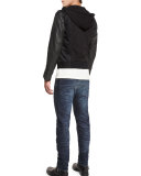 Buster 0854T Distressed Denim Jeans, Dark Blue