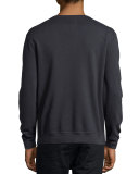 Varcity Graphic Sweatshirt, Black