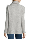 Loose-Knit Roll-Neck Top