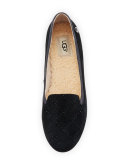 Bentlie Diamond-Quilted Smoking Flat