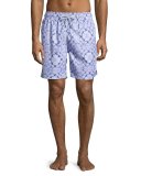 Guillauche Fungi Swim Trunks, Purple