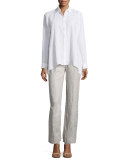 Organic Linen Wide-Leg Pants