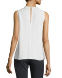 Elmali Classic Georgette Ruffle Top