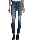 Maria High-Waist Skinny Jeans, Decoy Destruct