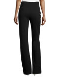Talisana High-Waist Scuba Pants, Navy