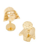 Darth Vader 14k Gold Star Wars Cuff Links