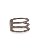 Triple Row Diamond Ring, Size 7