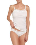 Franca Spaghetti-Strap Camisole, Off White