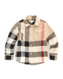 Slough Boys' Check Military Shirt, New Classic, 4Y-10Y