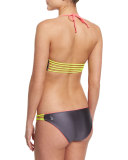Zunzal Reversible Swim Top, Hot Pink