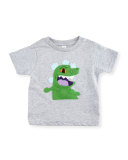 Toddlers' Reptar Short-Sleeve Jersey Tee, Heather Gray, Size 2T-7T